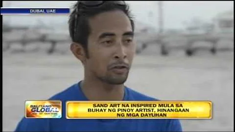 BG MICHAEL MATIBAG-SAND ART SA DUBAI HINANGAAN