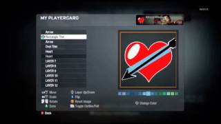 Black Ops Arrowheart Emblem Tutorial