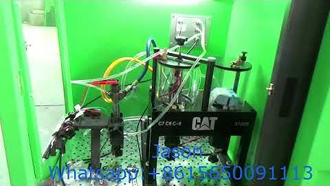 CR966 Common rail test bench -Common rail injector with BIP testing