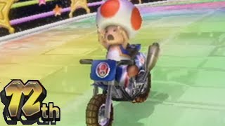 mario kart wii rainbow road raging and funny moments