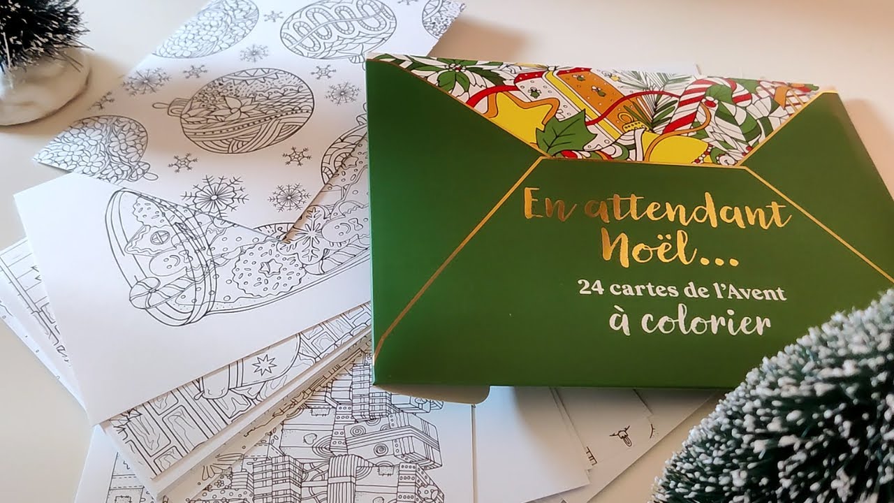 ASMR | On démarre l'avent en coloriage