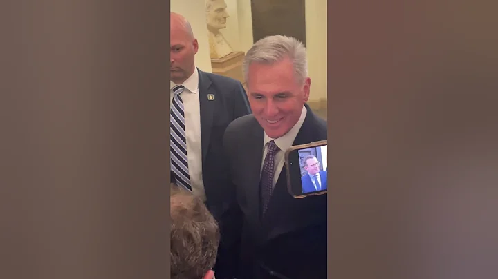 Speaker McCarthy answers press questions about the largest spending cut in history
