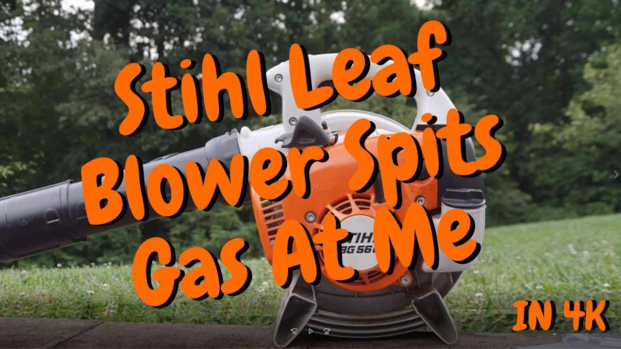 STIHL GASOLINE LEAF BLOWER BG56C TUNE UP NOT RUNNING FIX