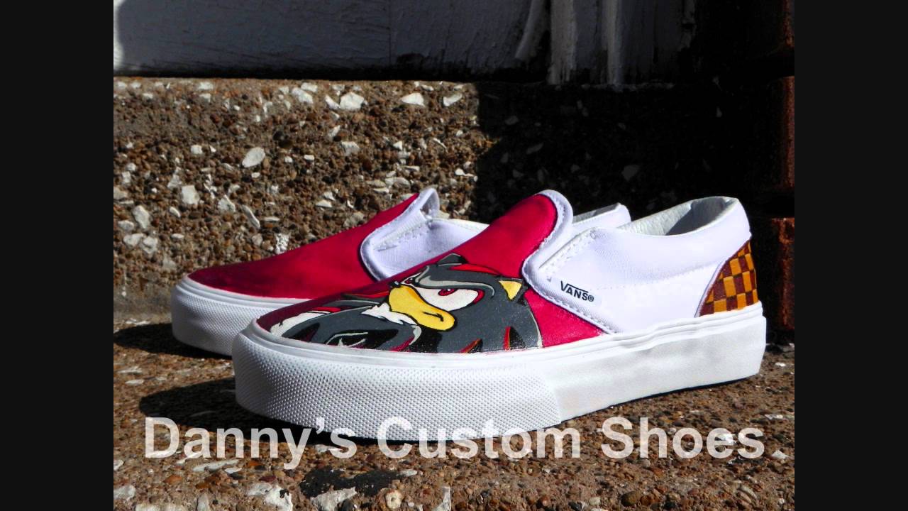 video phone beyonce mp3 Danny's Custom Shoes! Sonic and Shadow Slip ons