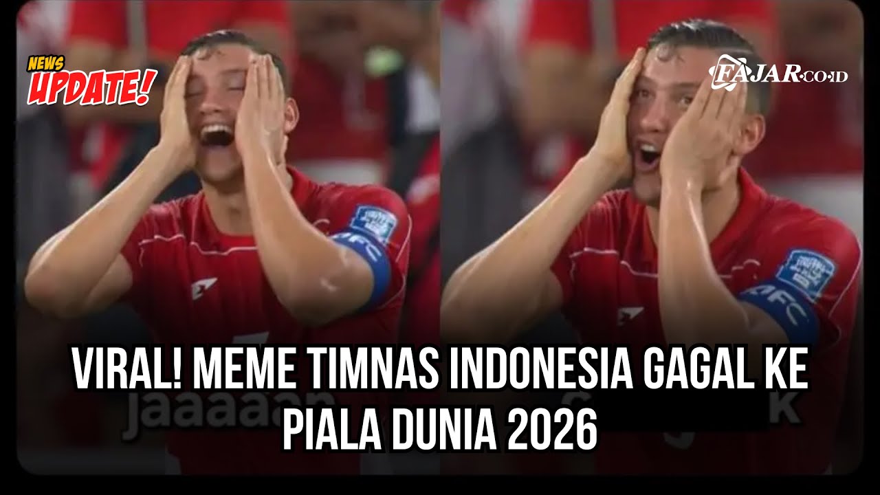 Viral! Meme Timnas Indonesia Gagal ke Piala Dunia 2026 - YouTube