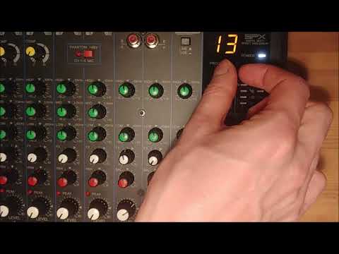 Yamaha MG10XU | Going trough the effects - YouTube