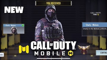 *NEW* FREE CHARLY - WOLVES SKIN ON COD MOBILE 6000 CREDITS REWARD GAMEPLAY!!! - Milton37LiveGaming