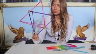 How To Make A MerKaBa Structure - Star Tetrahedron | By Francesca Love Artist 💜