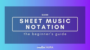 Sheet Music Notation - Introduction (video 1)