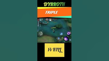 Part 9: Dyrroth: 14 Kill Triple Kill #mlbb #mobilelegends #montage #mlbbgameplay #brutalhero