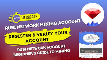 How to Create Rubi Network Mining Account| How to Register & Verify Your Account KYC | Same Like Pi