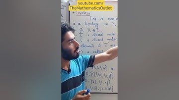 Set Topology | The Mathematics Outlet | Lec 1