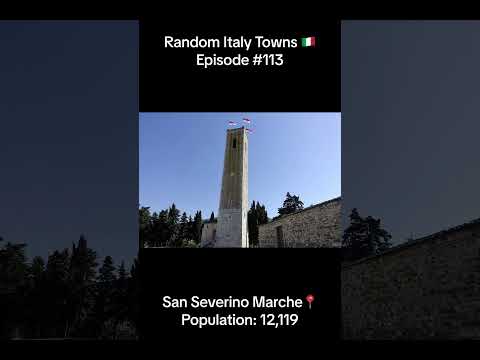 San Severino Marche 📍 Random Italy Towns 🇮🇹 | Episode 113 | #italy #macerata #marche #shorts #foryou