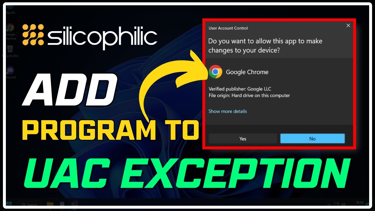 How To Add Program To UAC Exception In Windows 11 10 Bypass User