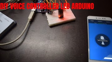 DIY VOICE CONTROLLED LED FROM ARDUINO!