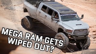 MegaRamRunner Crawling Down Wipe-Out Hill in Moab