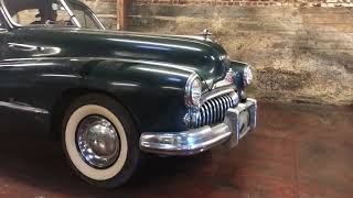 1948 Buick Roadmaster IDLE 1948 Buick Fireball Straight 8 Engine Idling