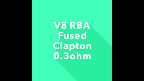 V8 RBA Fused clapton
