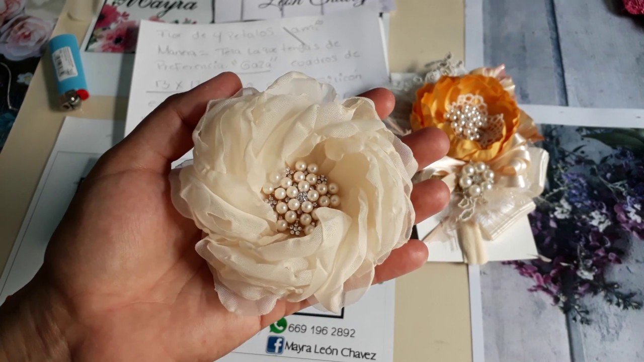 FLOR DE 4 PETALOS A MÍ MANERA🤔   🍃🌻🌺FLOWER OF 4 PETALS IN MY WA, MAYRA LEON