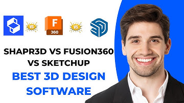 Shapr3D vs Fusion 360 vs SketchUp (beste 3D-ontwerpsoftware 2025)