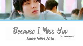 [HAN/ROM/ENG] Jung Yong hwa - Because I Miss You [LYRICS]