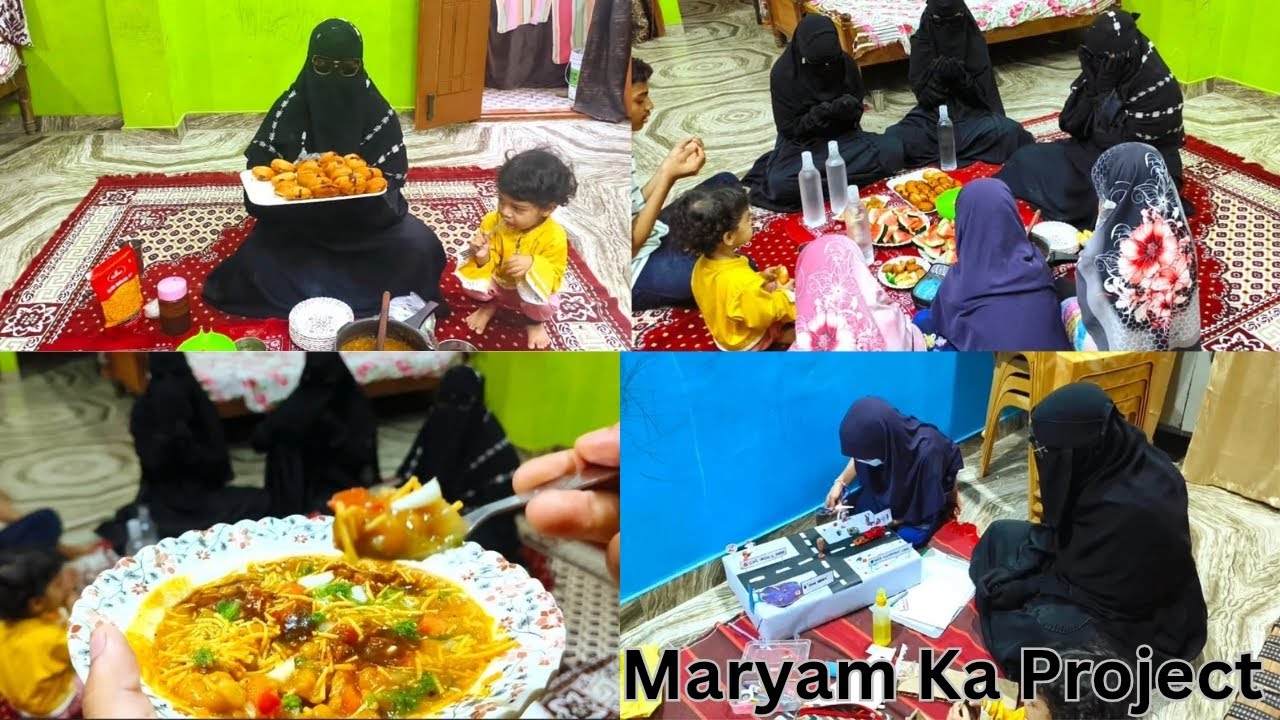 Tenth Day Of Ramzan | Chocolate Bun Recipe | Maryam Banye Science Fair K Liye Project #vlog