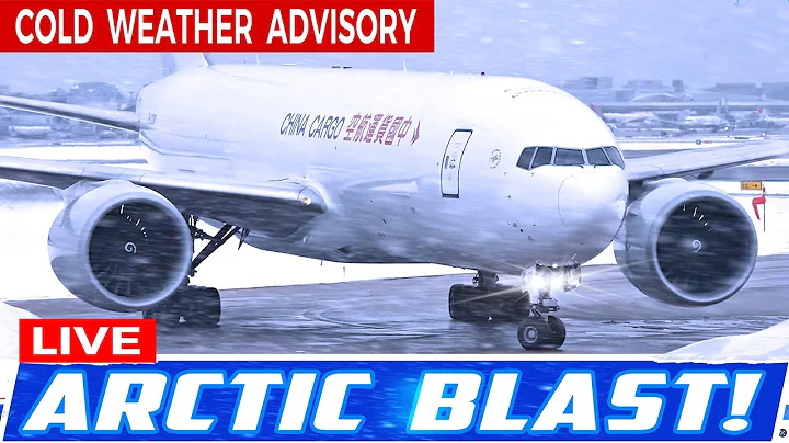 🔴LIVE COLD ARCTIC AIR at CHICAGO O'HARE | ORD AVGEEK PLANE SPOTTING | COLD WEATHER ALERT