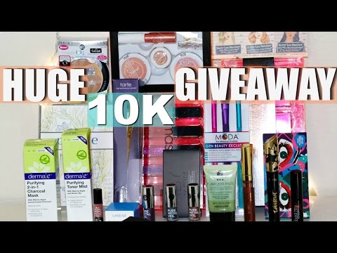 Huge 10K International Giveaway 2017 ❤️ Open, Smashbox, Derma E, Ciate, Ofra & More #giveaway