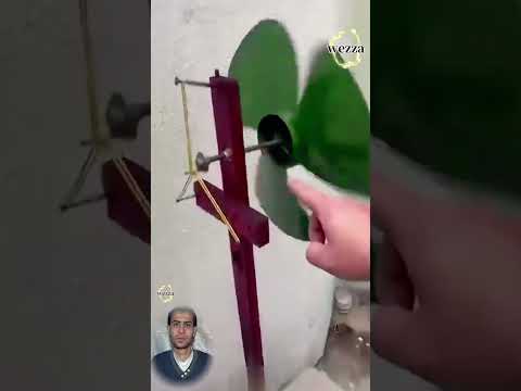 اختراع تشغيل مروحه بدون كهرباء