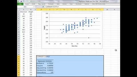 BFIP13 Running a Simple Regression in Excel