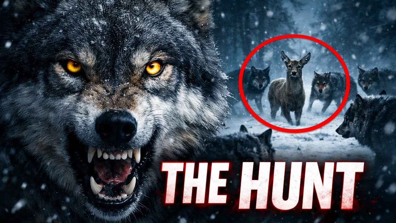Scary Wolves Hunting How Wolves Hunt: The Deadly Strategy Behind Every Kill - YouTube