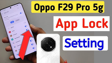 How to lock apps in Oppo f29 pro 5g / Oppo f29 pro 5g me app lock kaise kare/app lock setting