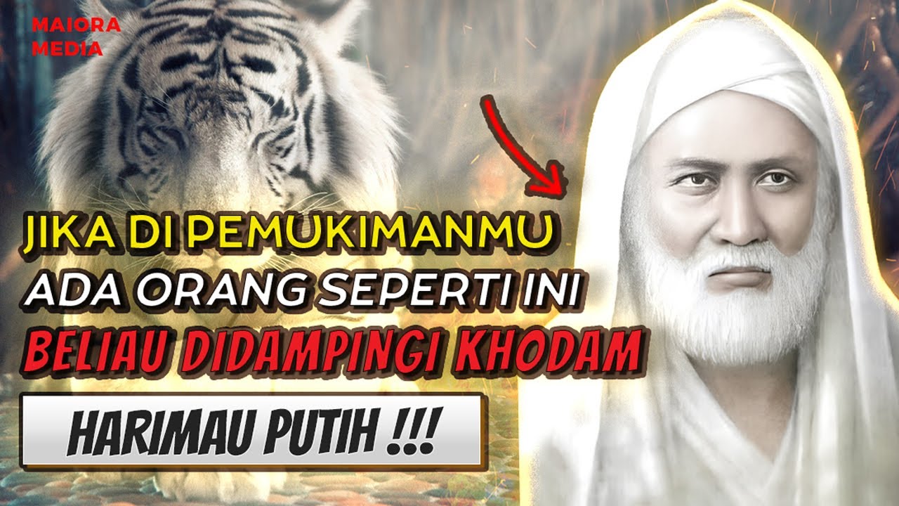 DIA ADA DI SEKITARMU ❗ Ciri Ciri Orang Didampingi Khodam Harimau Putih Berada Di Pemukimanmu !
