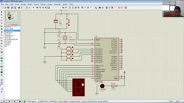 Atmega16 Proteus 7segment