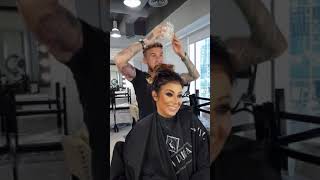 MakeUp Artist Dmitry Tonkovid and his student