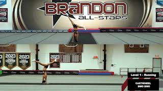 Brandon All-Stars: Level 1 & 2 Tumbling Skills