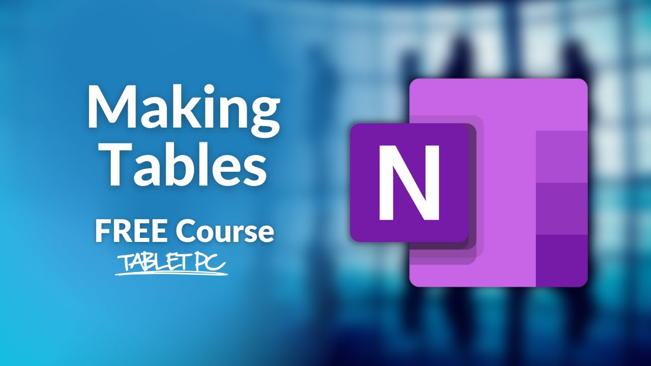 How To Make A Table Fast In Onenote Desktop