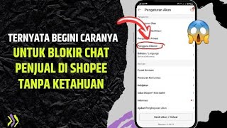 How to Block Seller Chats on the Shopee App