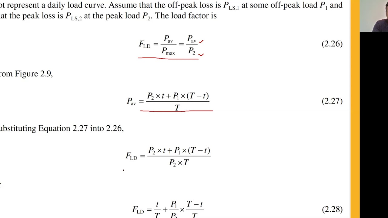 Relationship between Load Factor and Loss Factor - YouTube