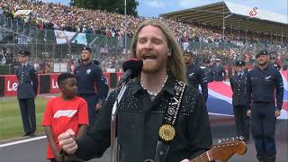 British anthem performed by Sam Ryder | F1 2022 GP of Great Britain