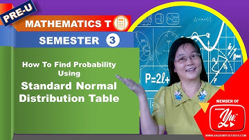 Normal Distribution Table (Part 1/2) - Mathematics T STPM Semester 3