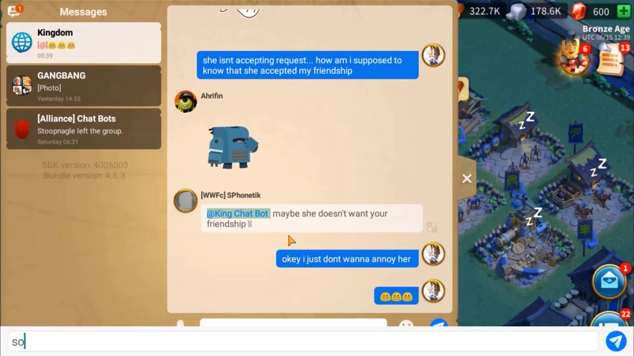 Rise of Kingdoms funny chats YouTube