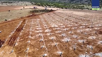 Kaan Solar Maestro Single Axis Solar Tracker Under Construction in Konya/Türkiye