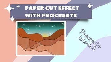 You can Draw This | Papercut effect with Procreate | Procreate tutorial | Procreate step by step