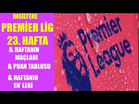 İNGİLTERE PREMİER LİG 23. Hafta Maçları ve Puan Durumu 2020-2021