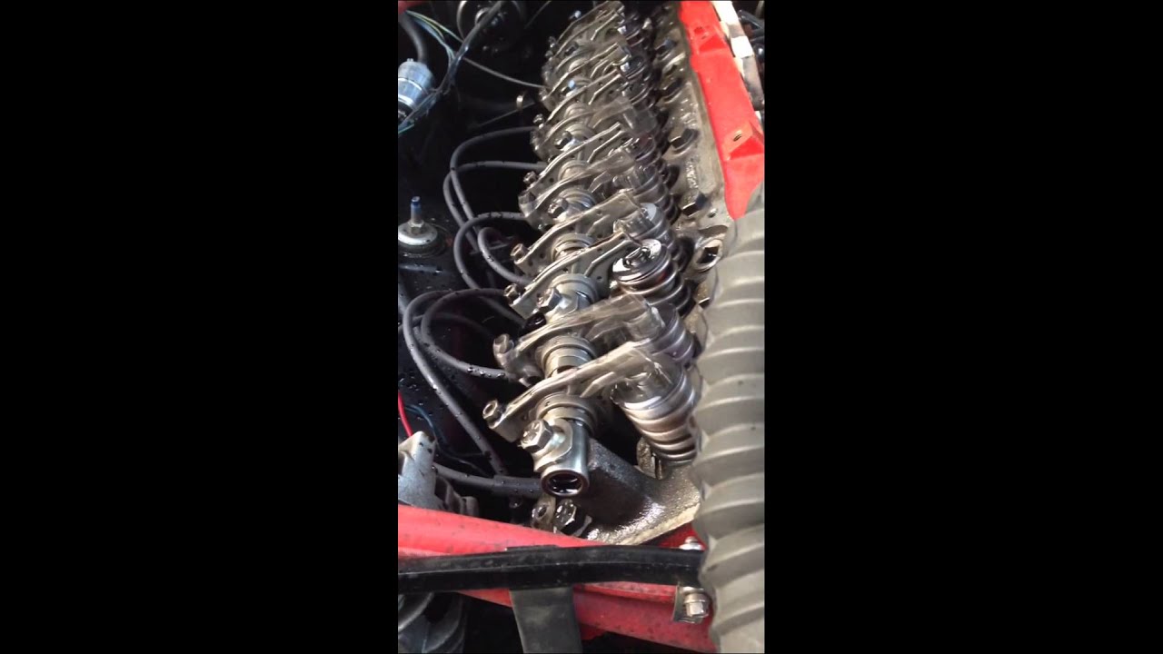 Plymouth 225 Slant Six Valvetrain SlowMo YouTube