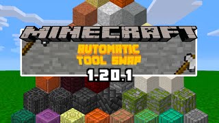 *NEW* Automatic Tool Swap Mod Update - Minecraft 1.20.1 (Mod Showcase)