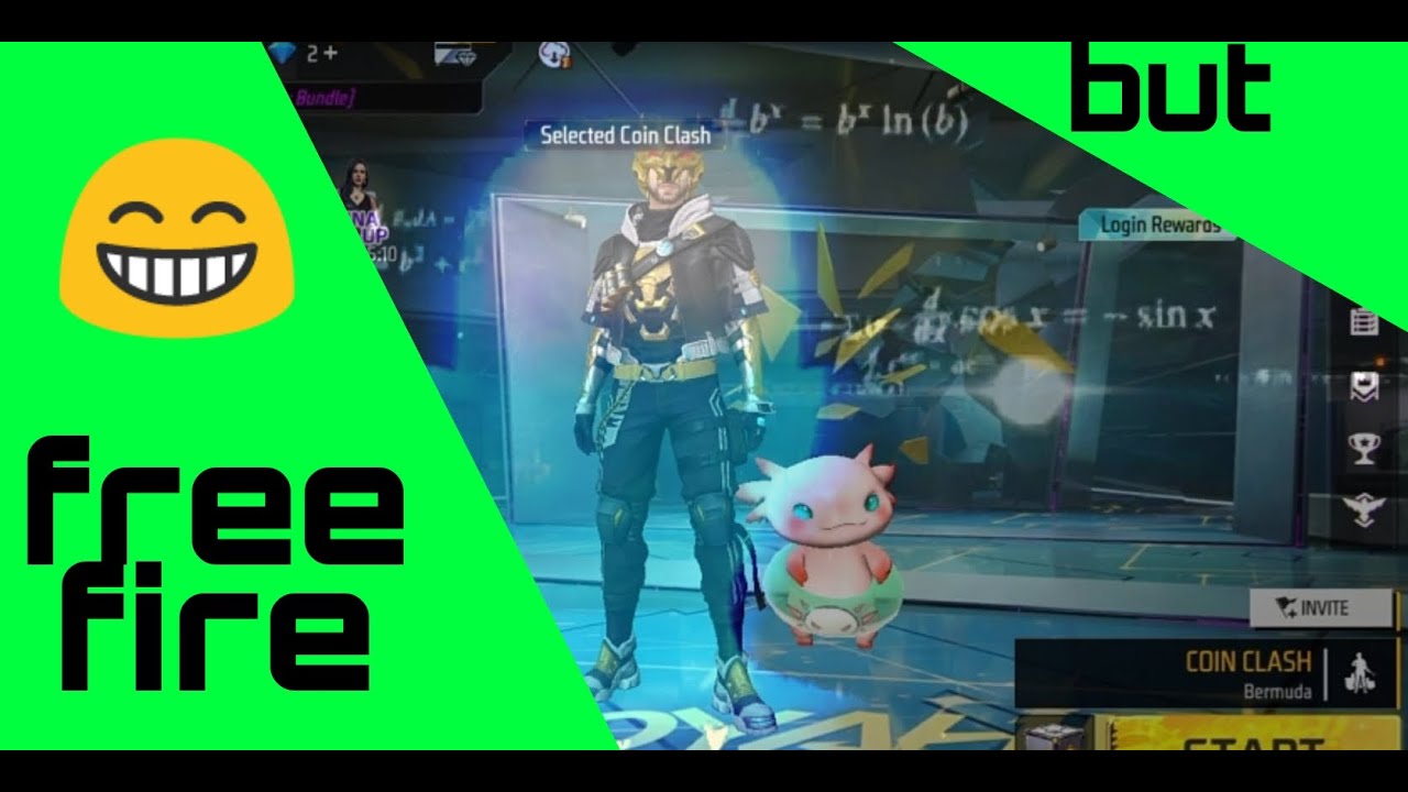 free fire but it's galaxy brain😁😁😁|green109||