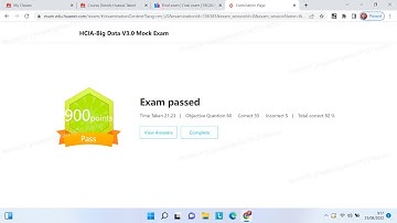 HCIA Big Data v3 - Mock Exam New Update