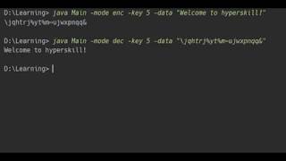 Simple Cipher Demonstration